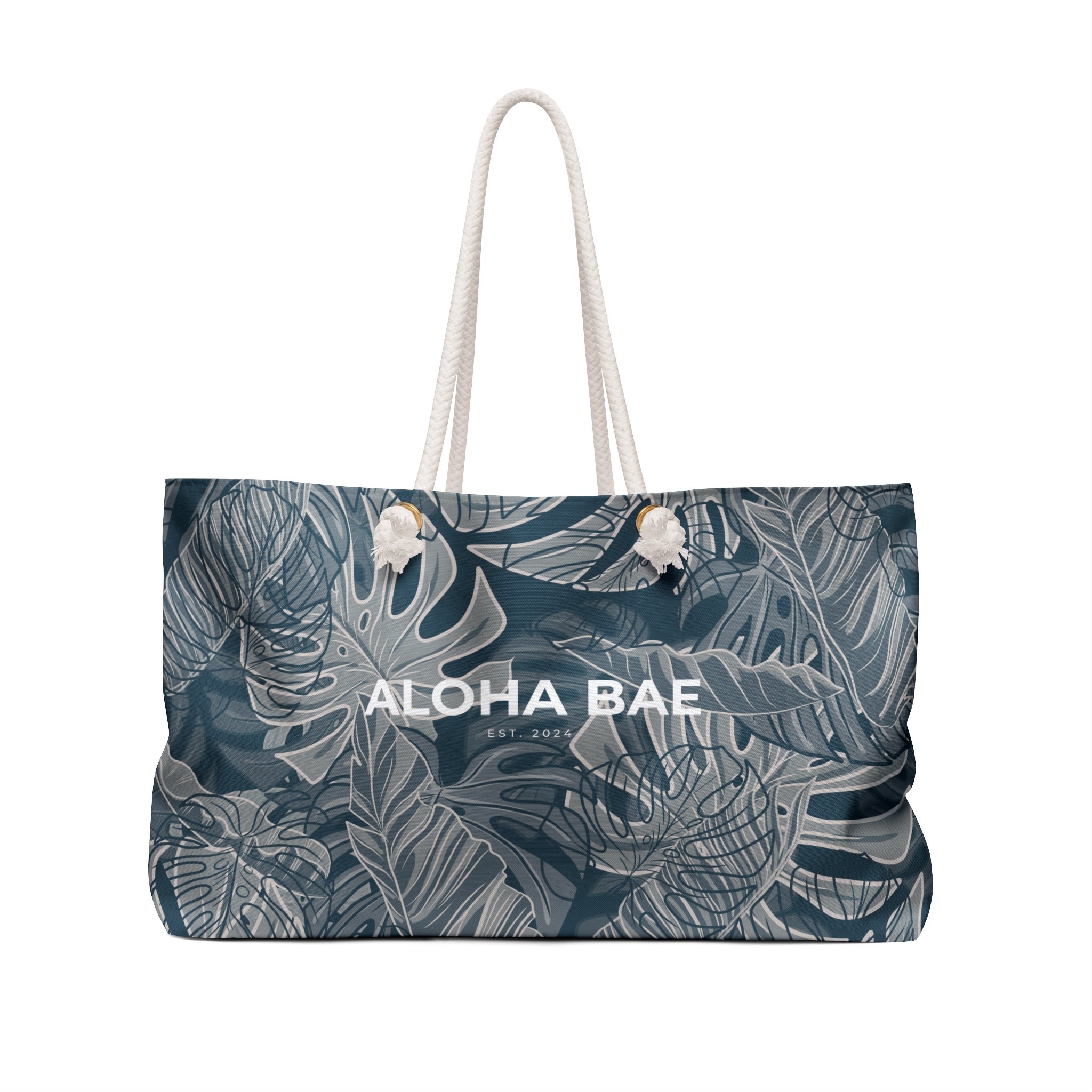 Tropical Blues Aloha Bae Weekender Bag-Bags-alohabae