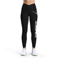 High-Waist 'Aloha Bae' Luxe Black Activewear Leggings-Activewear-alohabae