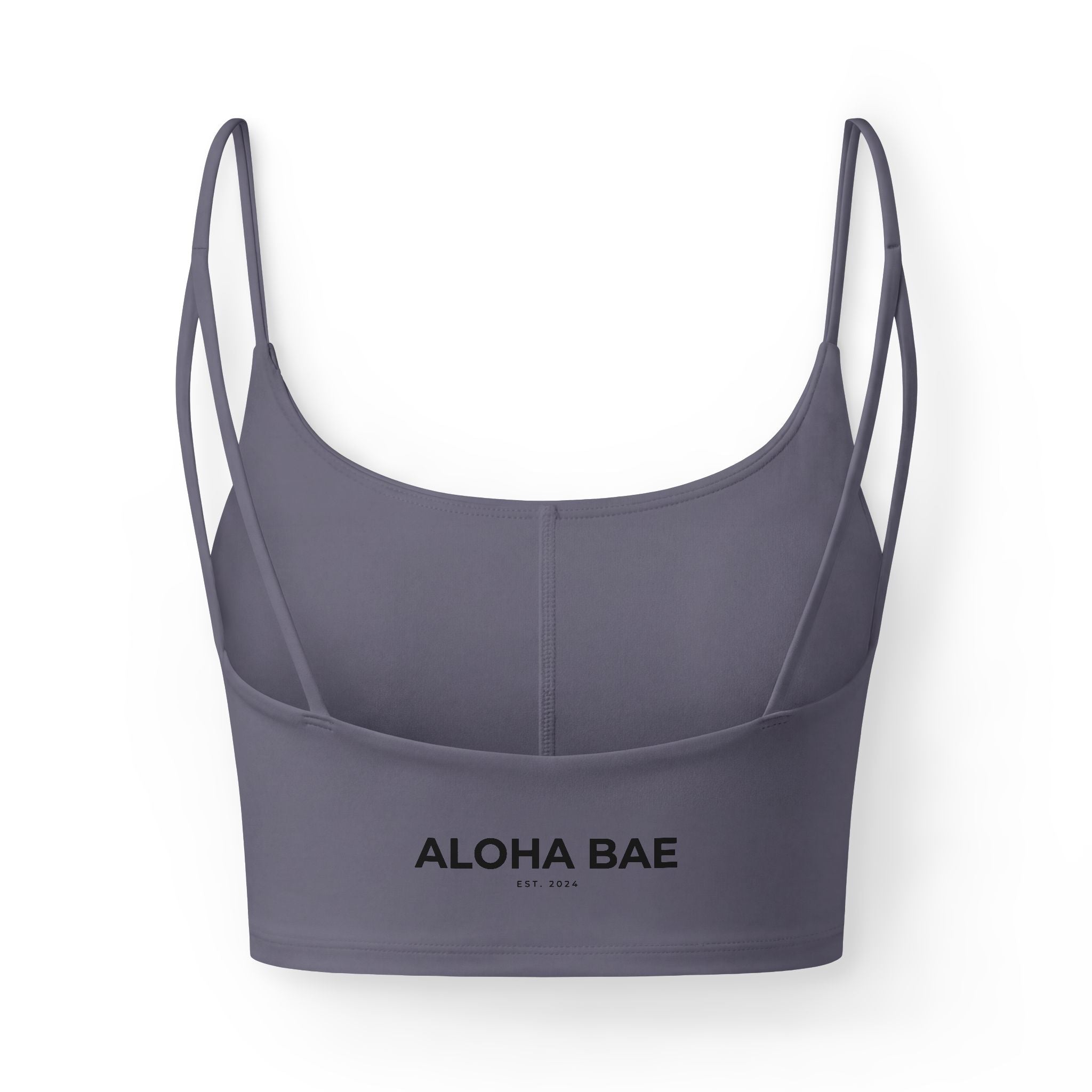 Aloha Bae Luxe Midnight Yoga Bra — Crop Activewear-Activewear-alohabae