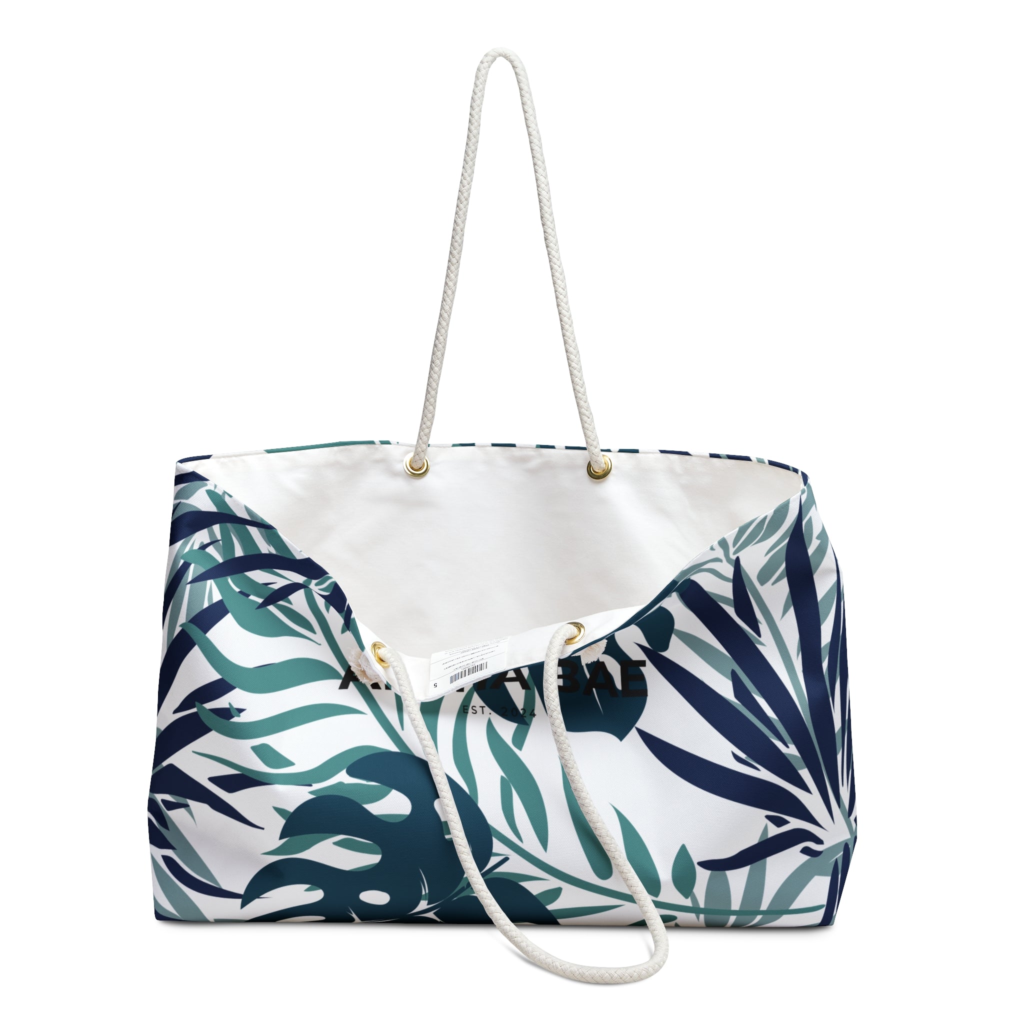 Sea Green Tropics Aloha Bae Weekender Bag-Bags-alohabae