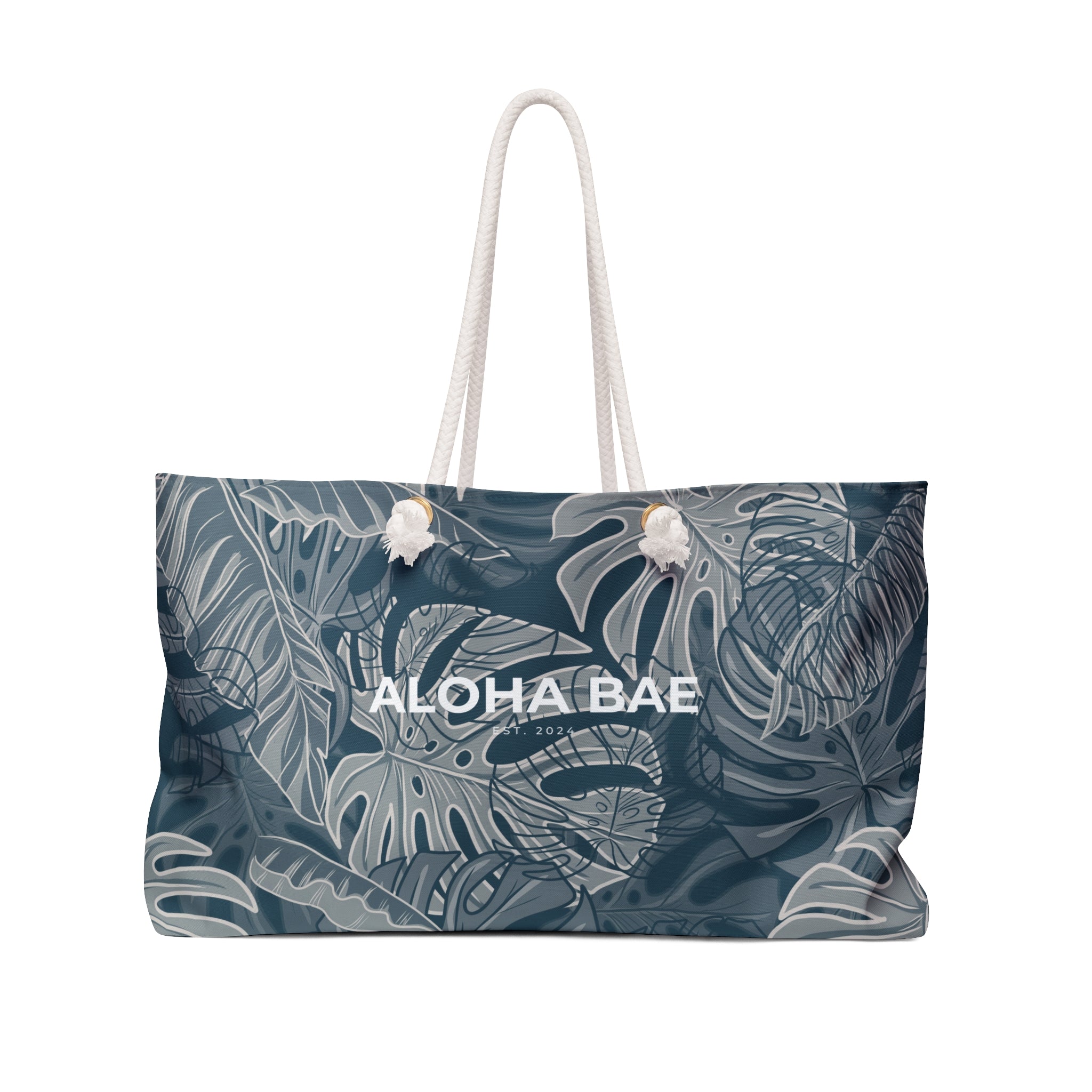 Tropical Blues Aloha Bae Weekender Bag-Bags-alohabae