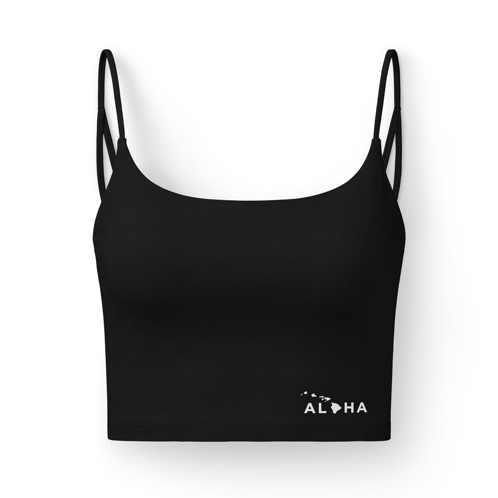 Aloha Bae Luxe Black Yoga Bra — Crop Activewear-Activewear-alohabae