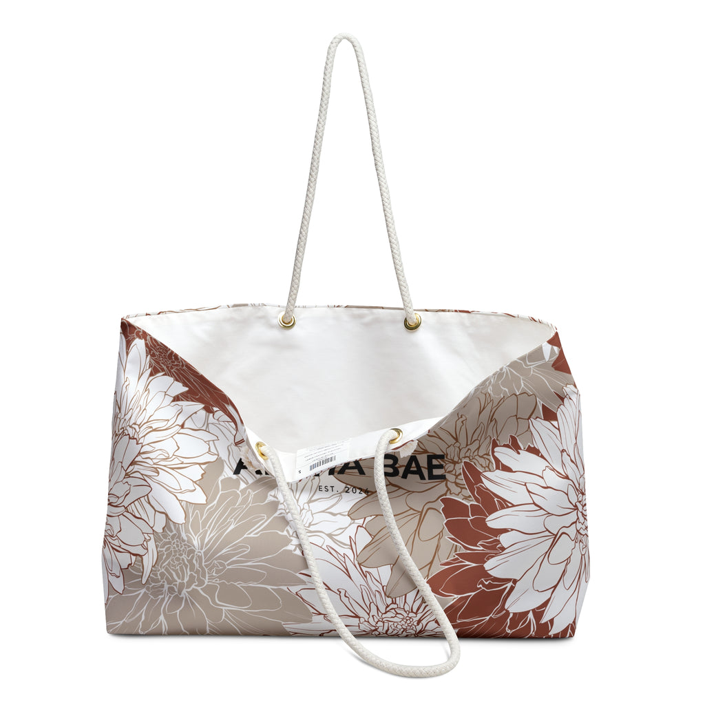 Red Florals Aloha Bae Weekender Bag-Bags-alohabae