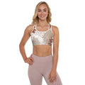 Red Tropics Padded Sports Bra-Activewear-alohabae