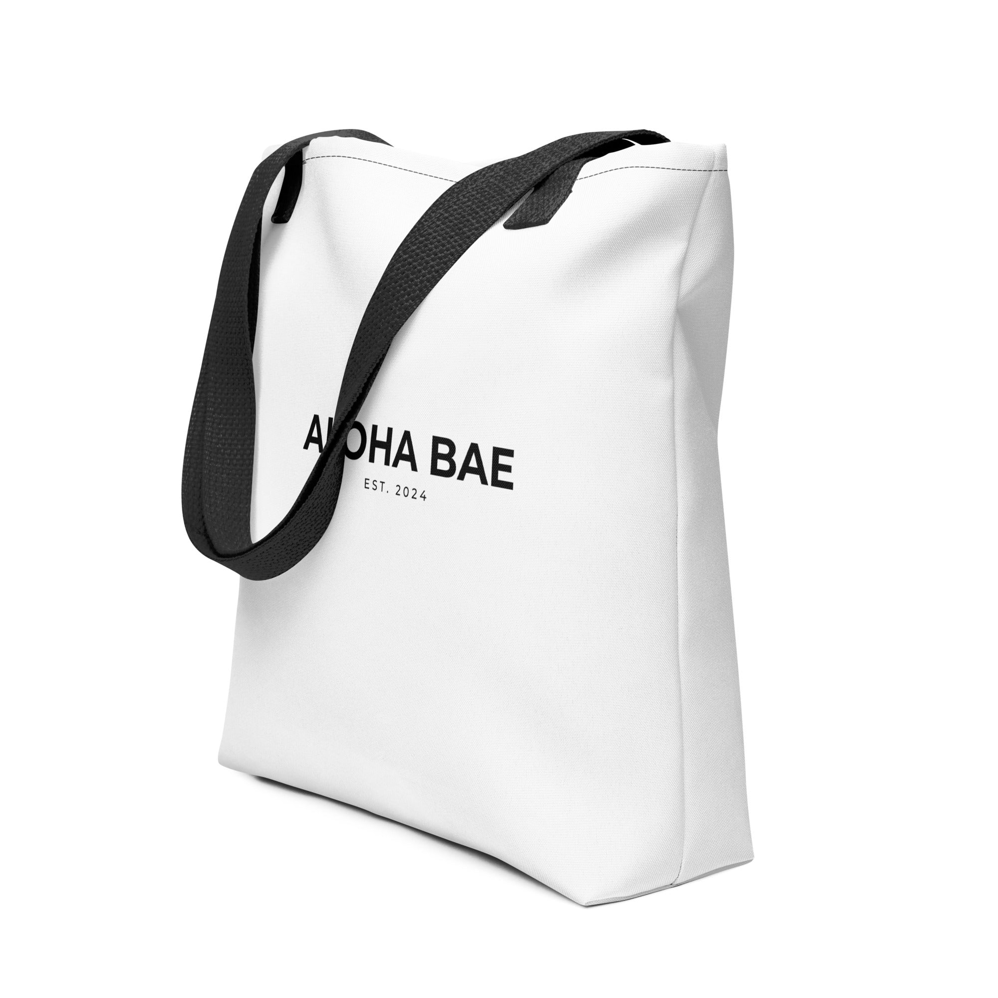 Aloha Bae Logo Tote Bag-Bag-alohabae