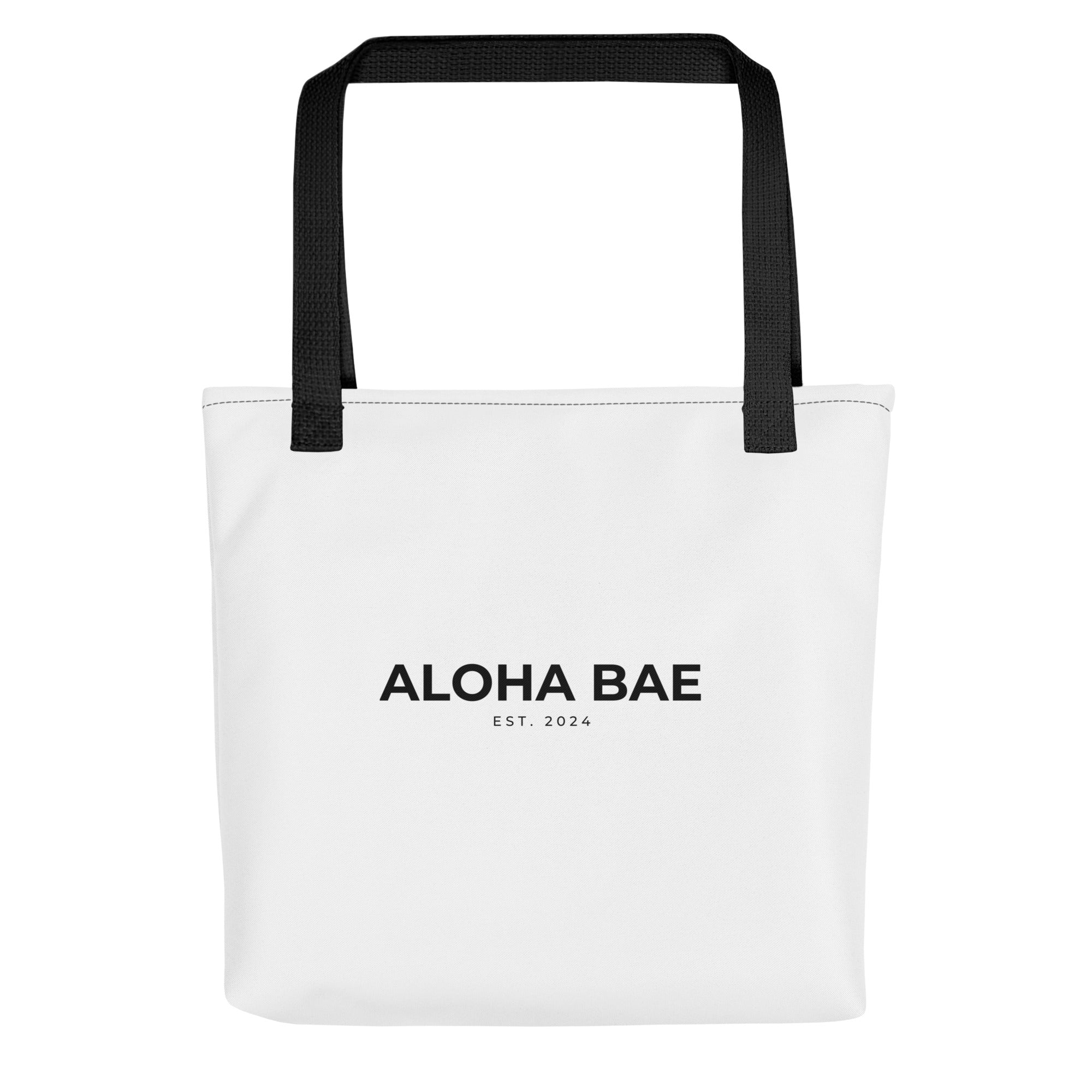 Aloha Bae Logo Tote Bag-Bag-alohabae