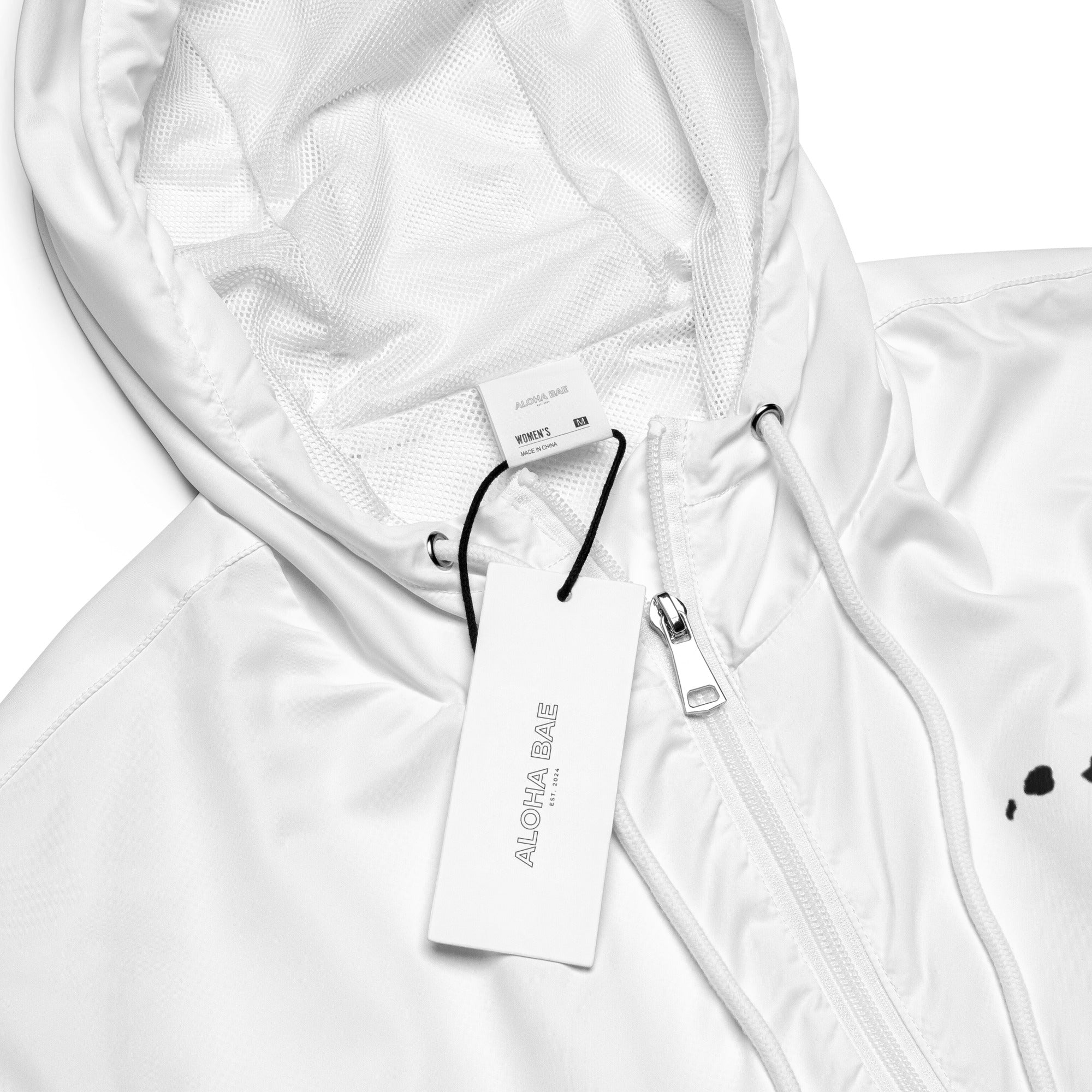 Hawaiian Islands Women’s Cropped Windbreaker-Outerwear-alohabae