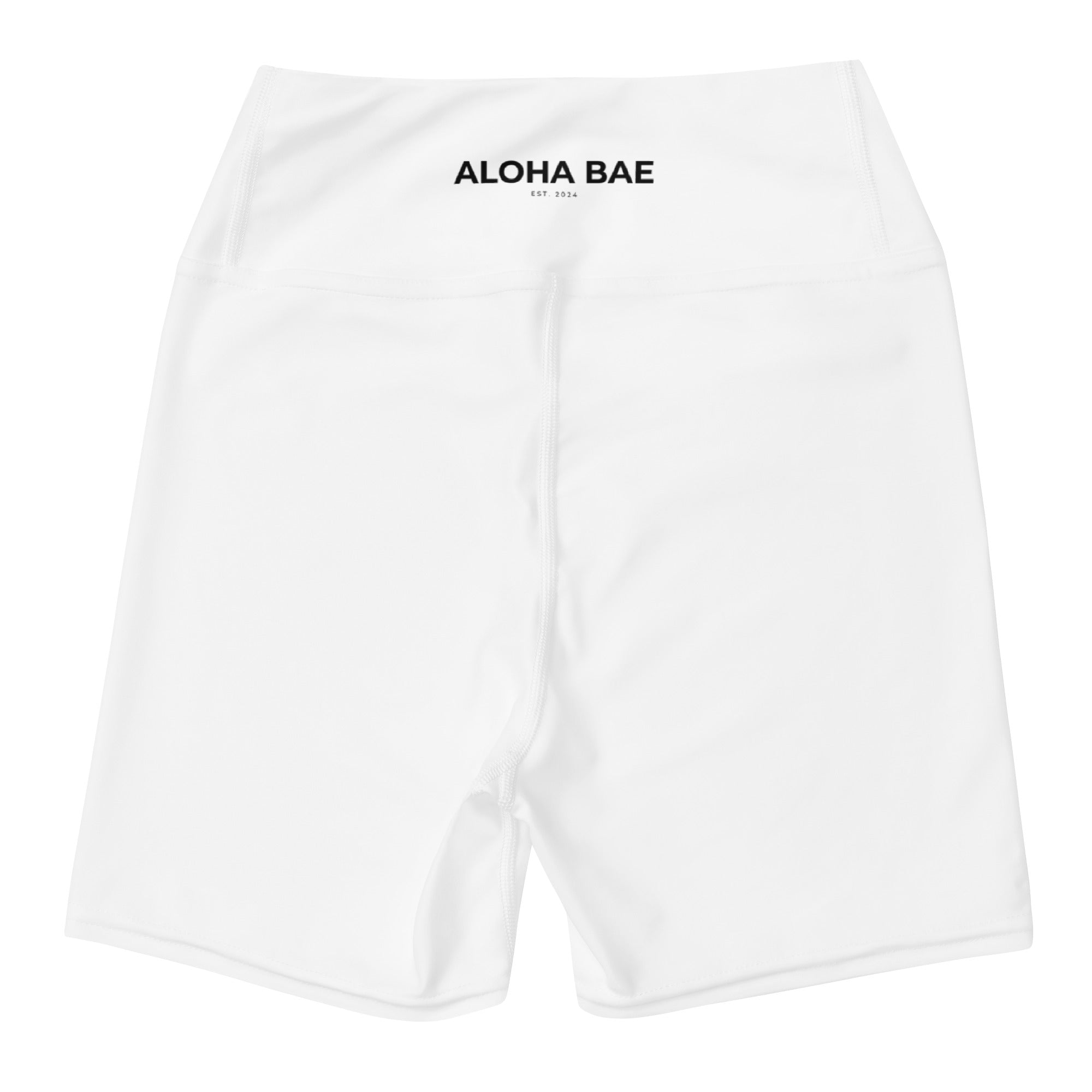 Hawaiian Islands High Waisted Yoga Short-Activewear-alohabae