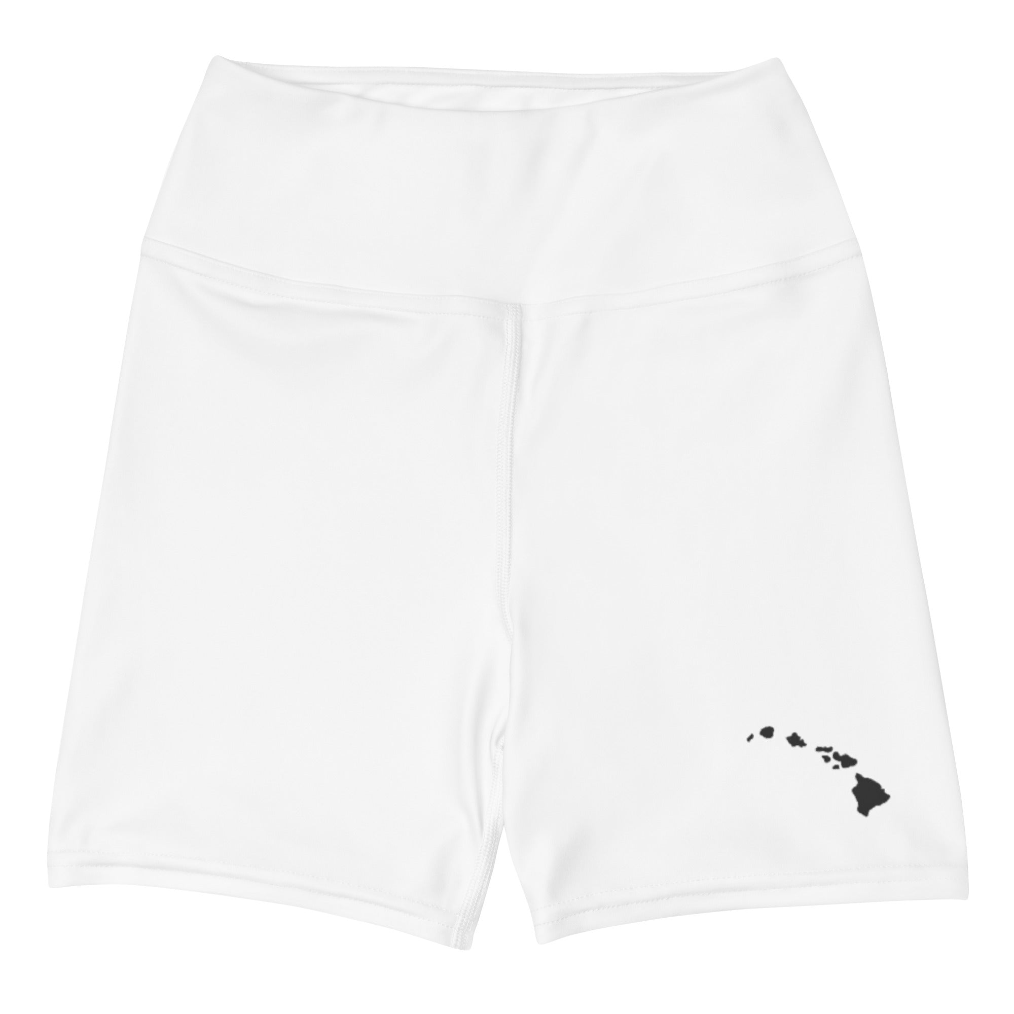 Hawaiian Islands High Waisted Yoga Short-Activewear-alohabae