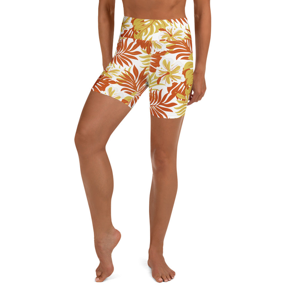 Tropical Pele Yoga Short-Activewear-alohabae