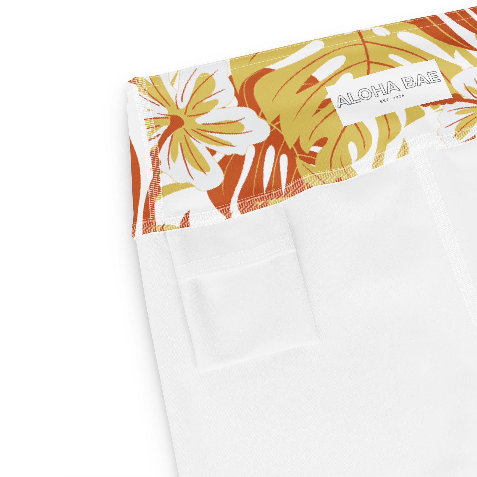 Tropical Pele Yoga Short-Activewear-alohabae