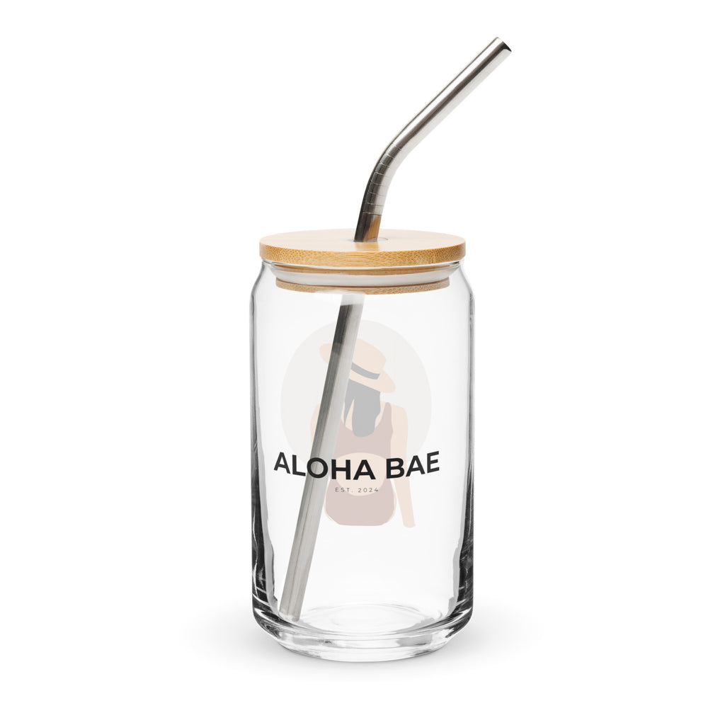 Aloha Bae Var. 5 Collectible Can-Shaped Glass - Hawaiian Wahine Collection-Drinkware-alohabae