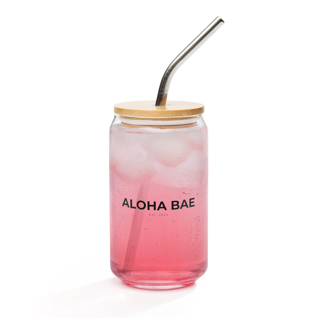 Aloha Bae Var. 5 Collectible Can-Shaped Glass - Hawaiian Wahine Collection-Drinkware-alohabae
