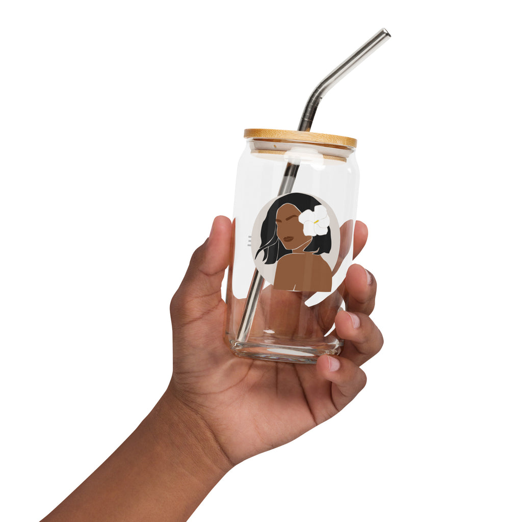 Aloha Bae Var. 4 Collectible Can-Shaped Glass - Hawaiian Wahine Collection-Drinkware-alohabae