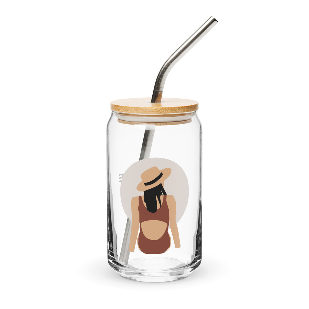 Aloha Bae Var. 5 Collectible Can-Shaped Glass - Hawaiian Wahine Collection-Drinkware-alohabae