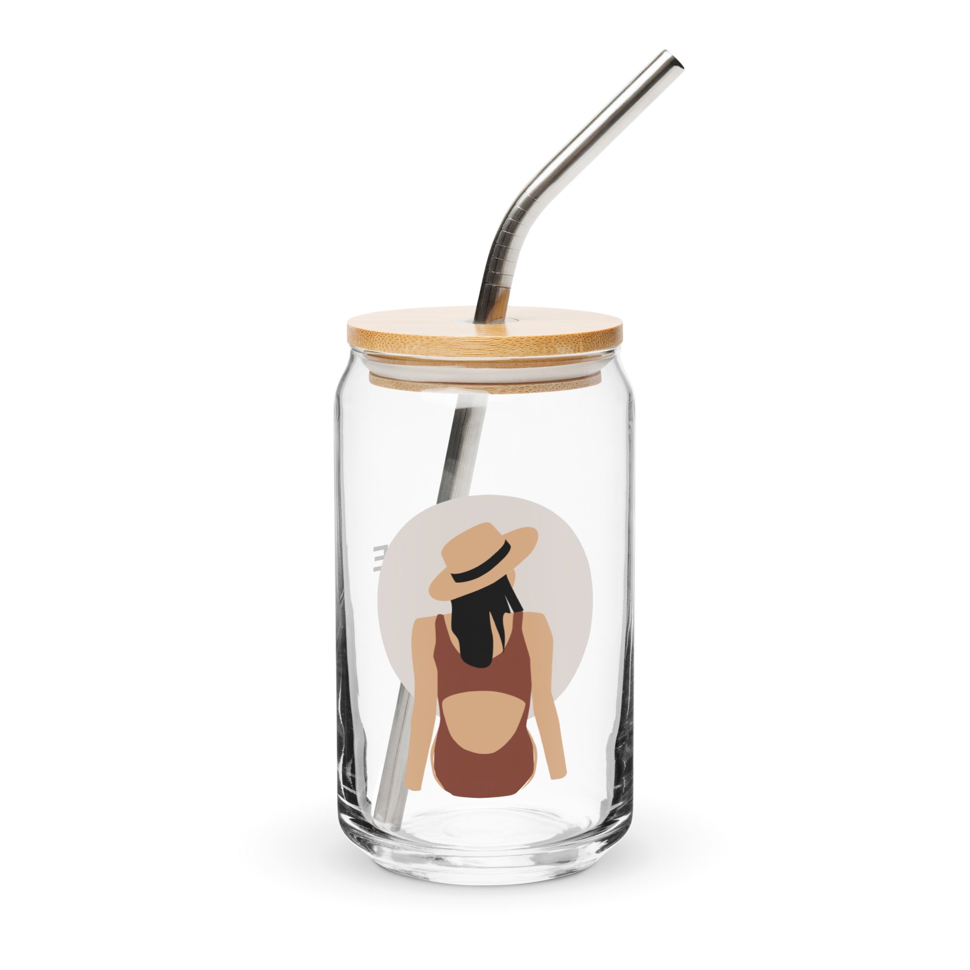 Aloha Bae Var. 5 Collectible Can-Shaped Glass - Hawaiian Wahine Collection-Drinkware-alohabae