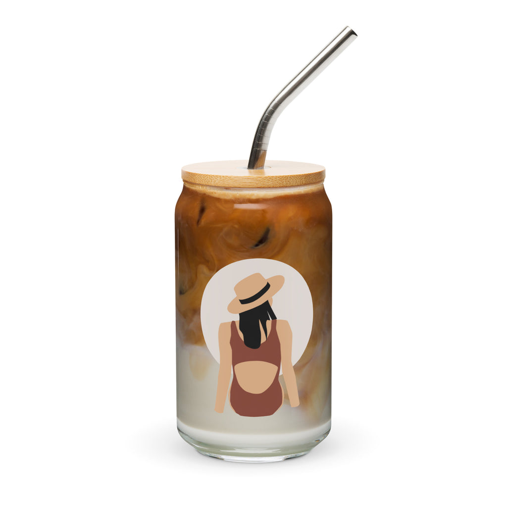 Aloha Bae Var. 5 Collectible Can-Shaped Glass - Hawaiian Wahine Collection-Drinkware-alohabae