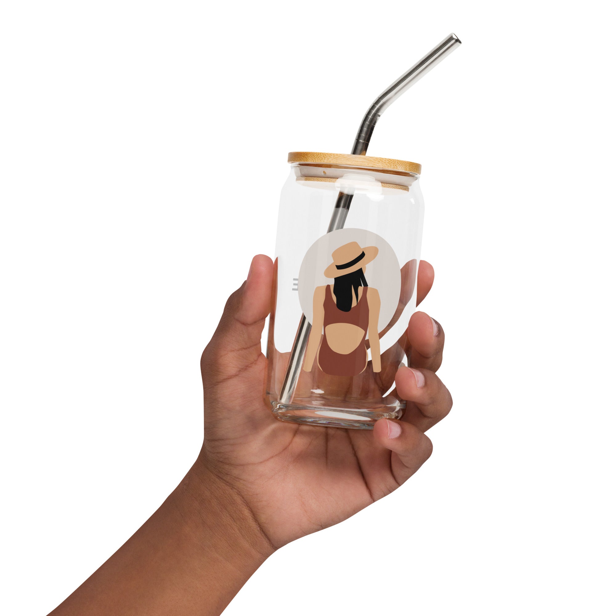 Aloha Bae Var. 5 Collectible Can-Shaped Glass - Hawaiian Wahine Collection-Drinkware-alohabae