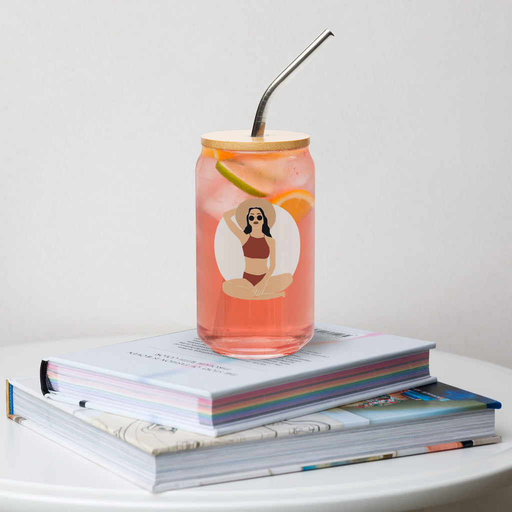 Aloha Bae Var. 6 Collectible Can-Shaped Glass - Hawaiian Wahine Collection-Drinkware-alohabae