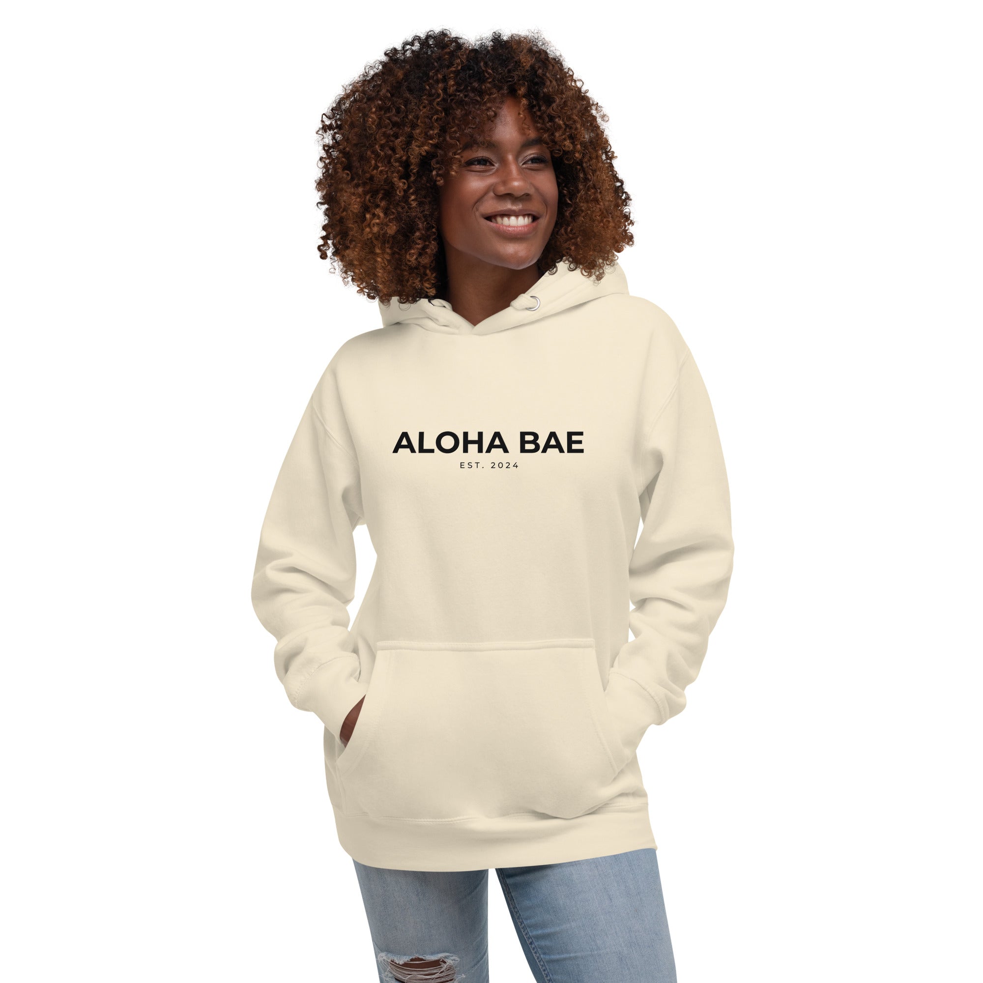 Aloha Bae Unisex Logo Hoodie-Sweatshirt-alohabae