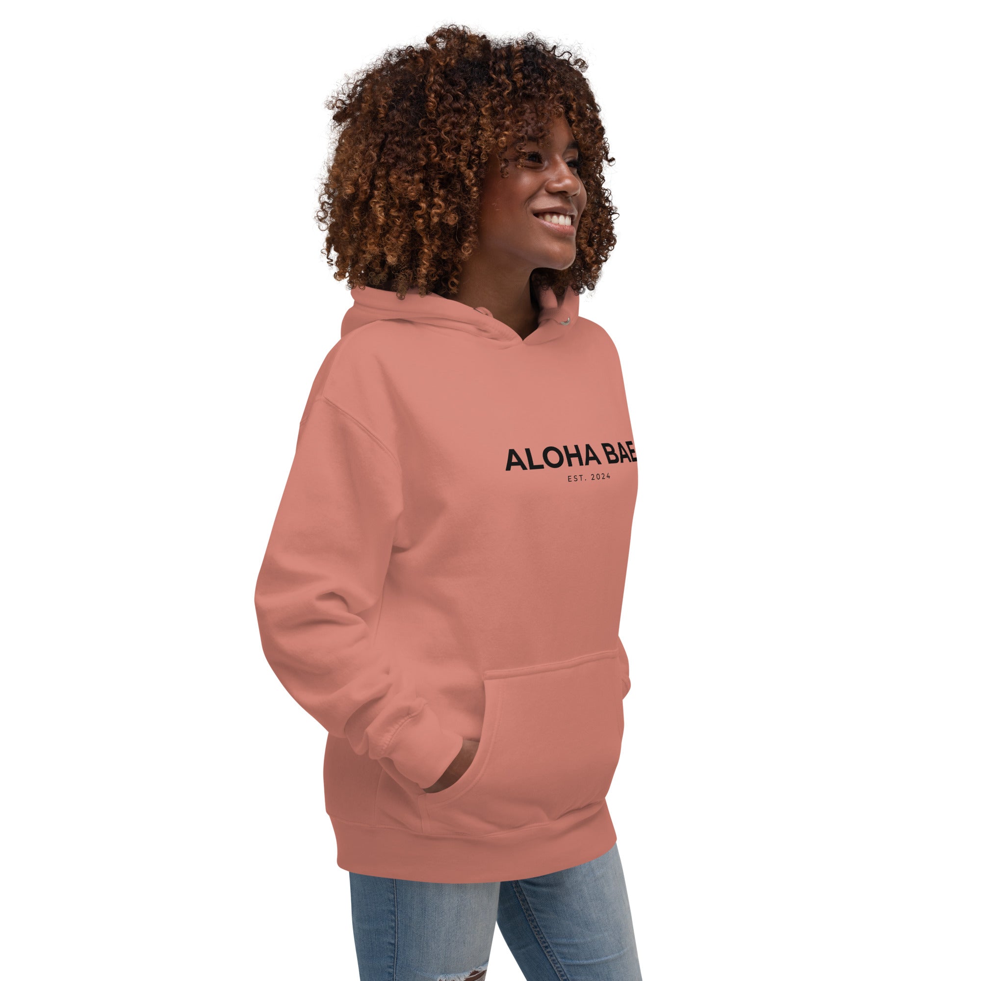 Aloha Bae Unisex Logo Hoodie-Sweatshirt-alohabae