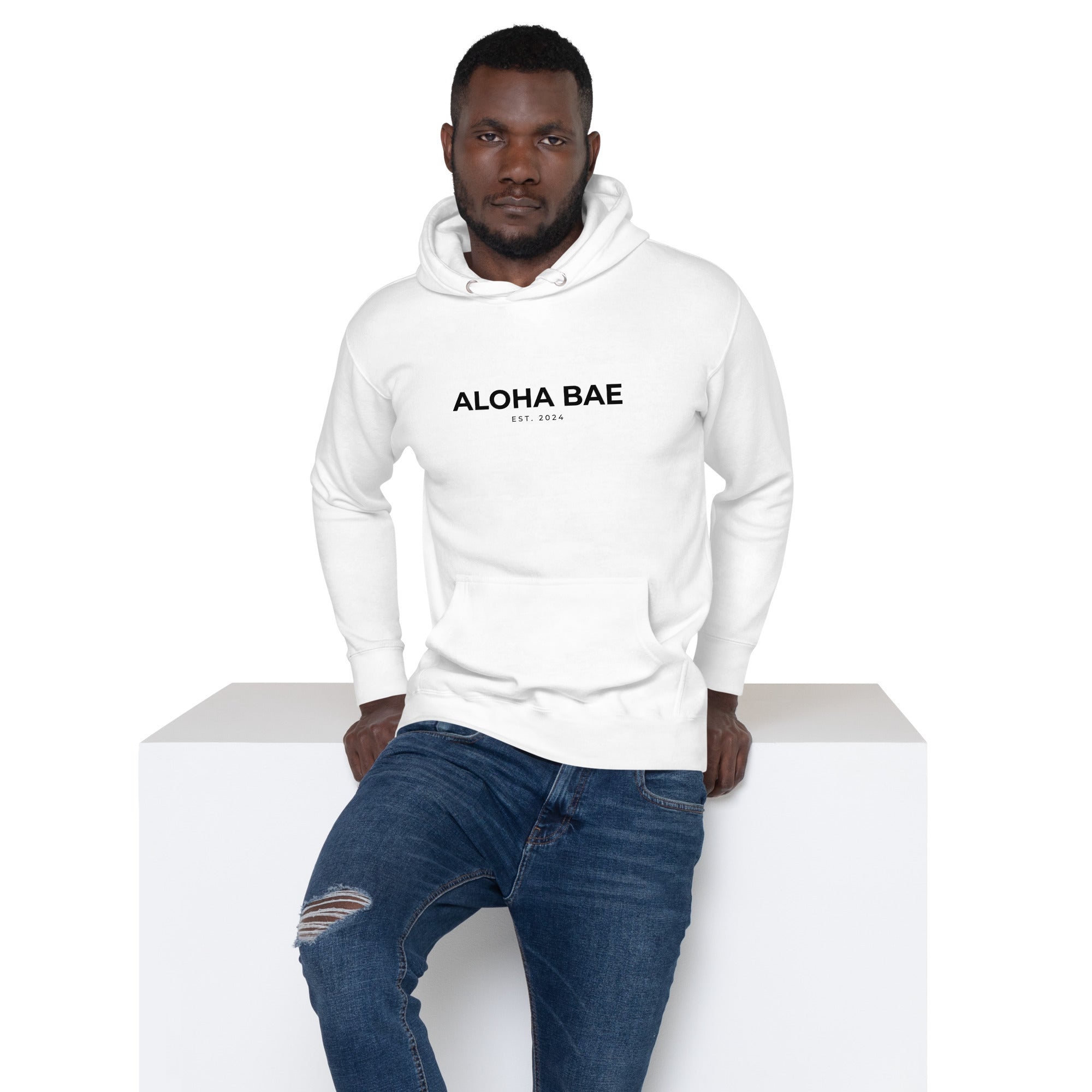 Aloha Bae Unisex Logo Hoodie-Sweatshirt-alohabae