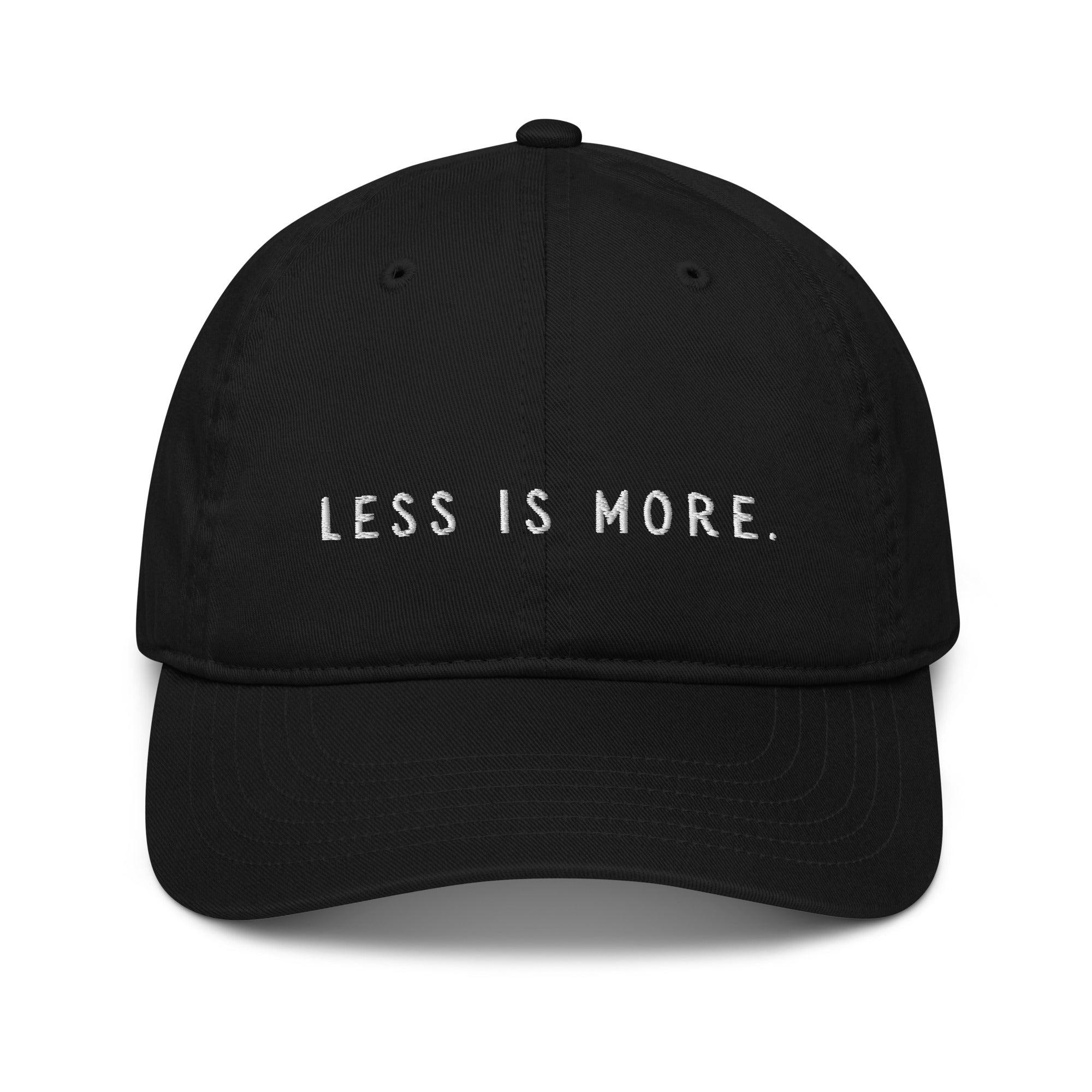 Less is More dad cap baseball hat from aloha bae