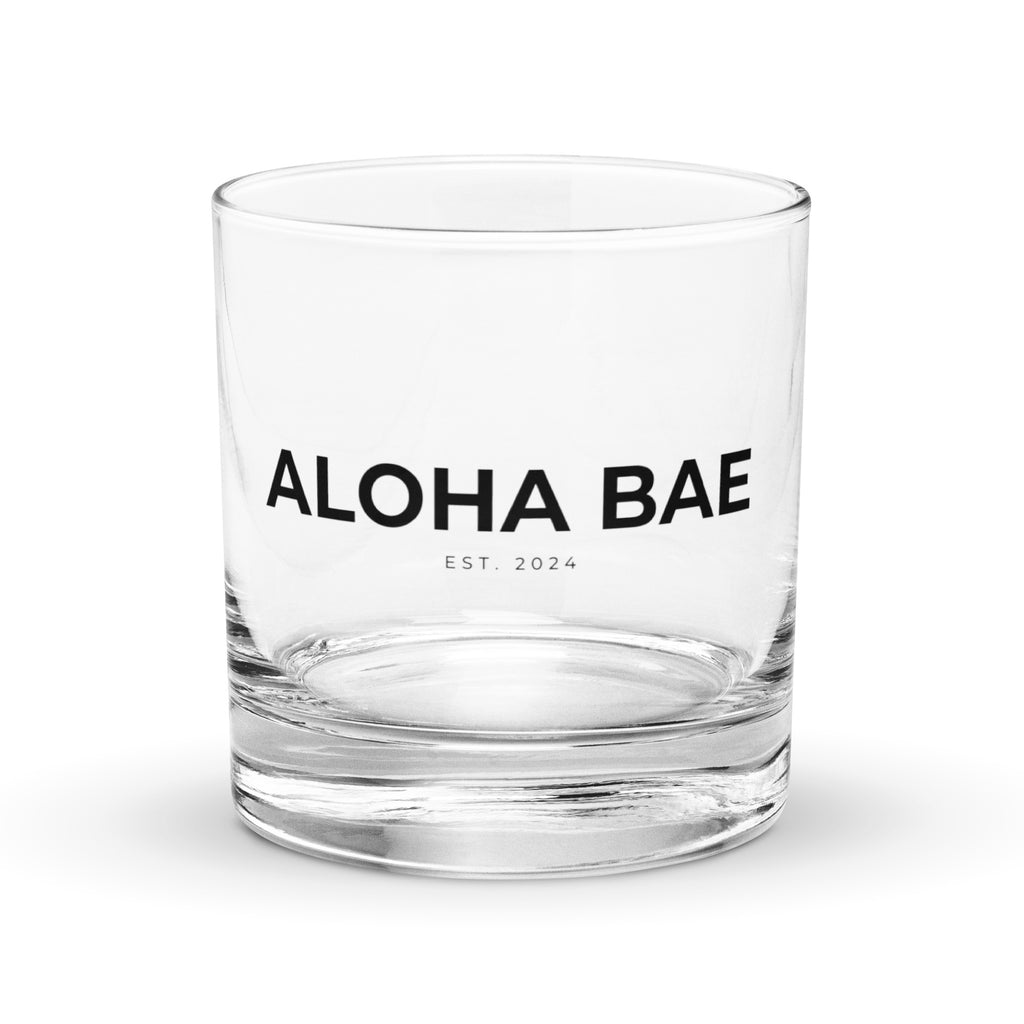 Aloha Bae Lowball Rocks Glass-Drinkware-alohabae