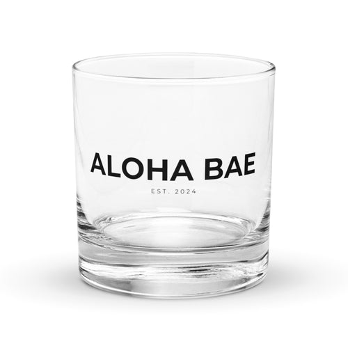 Aloha Bae Lowball Rocks Glass-Drinkware-alohabae