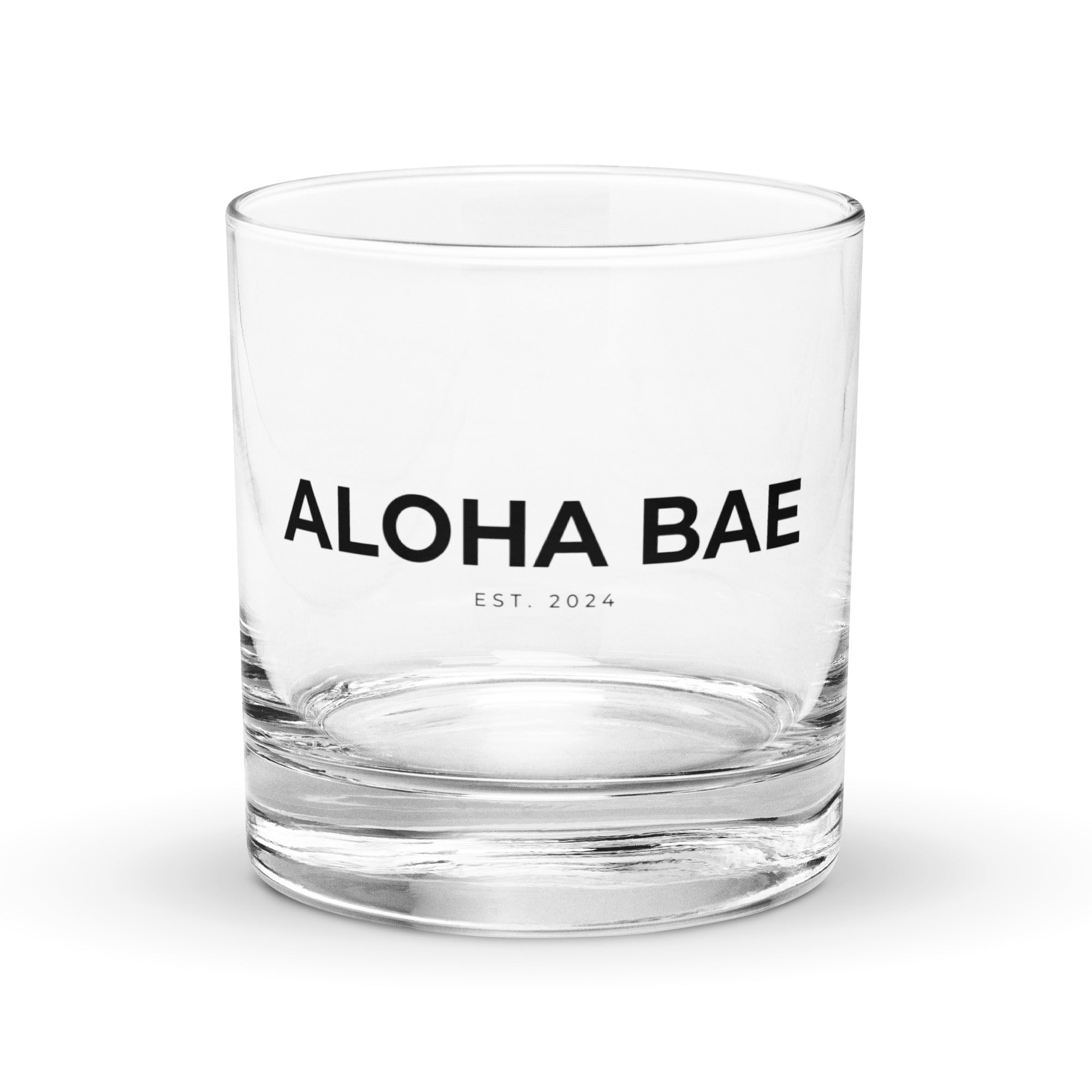 Aloha Bae Lowball Rocks Glass-Drinkware-alohabae