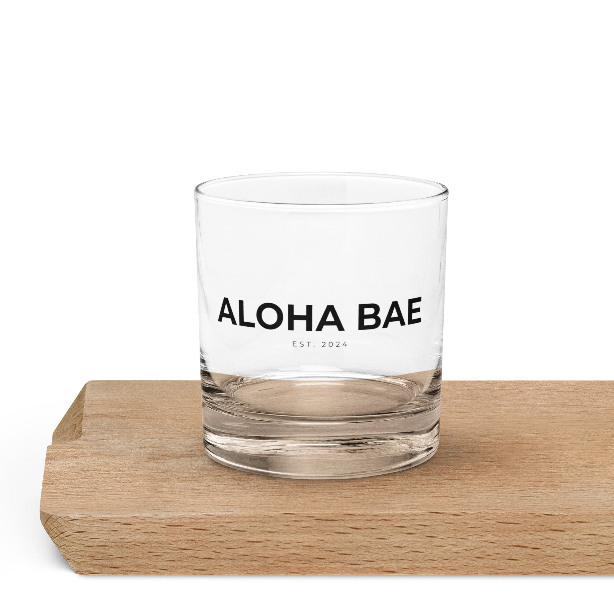 Aloha Bae Lowball Rocks Glass-Drinkware-alohabae