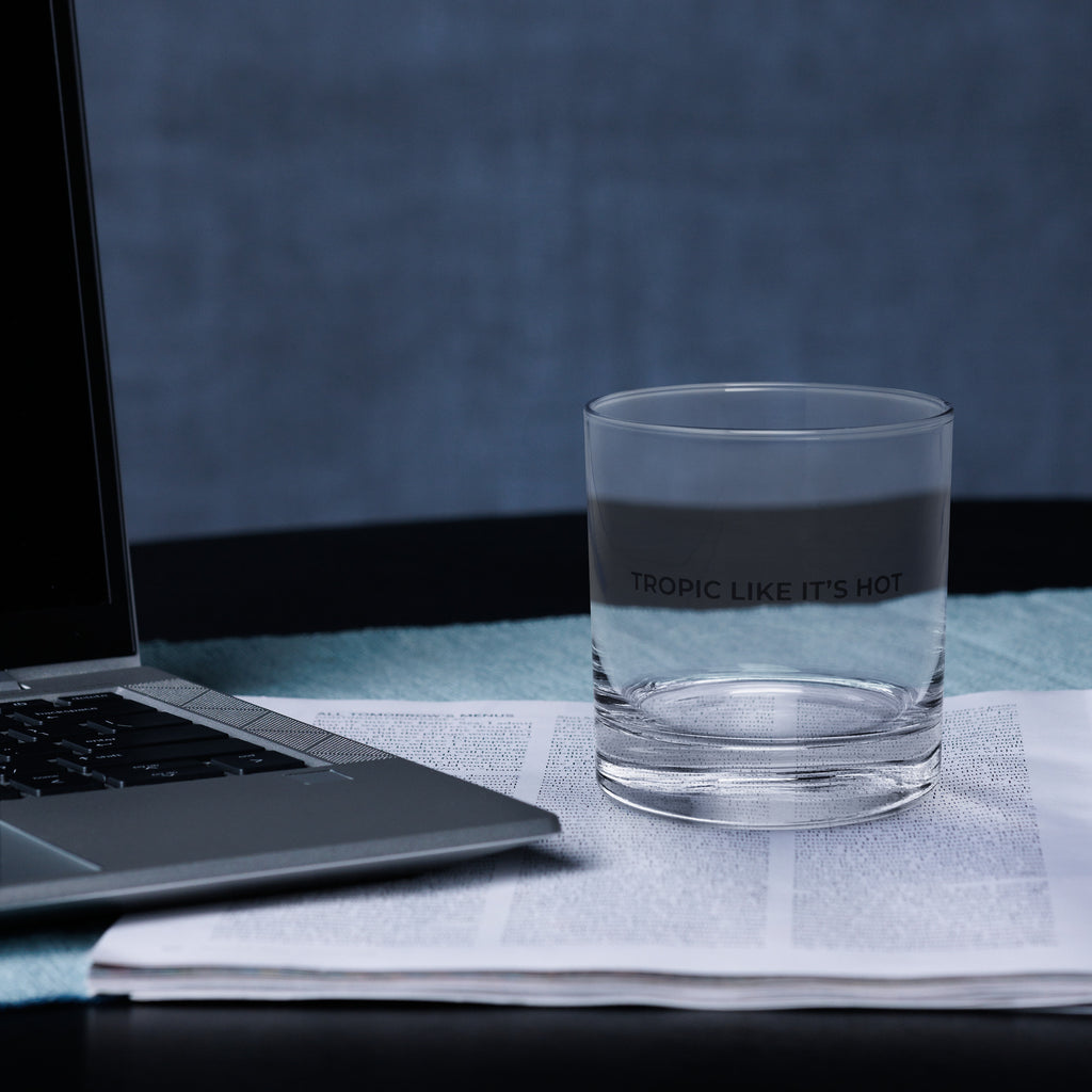 Tropic Like It's Hot - Lowball Rocks Glass-Drinkware-alohabae