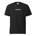 Aloha Printed Premium Heavyweight T-shirt Reverse-T-shirt-alohabae