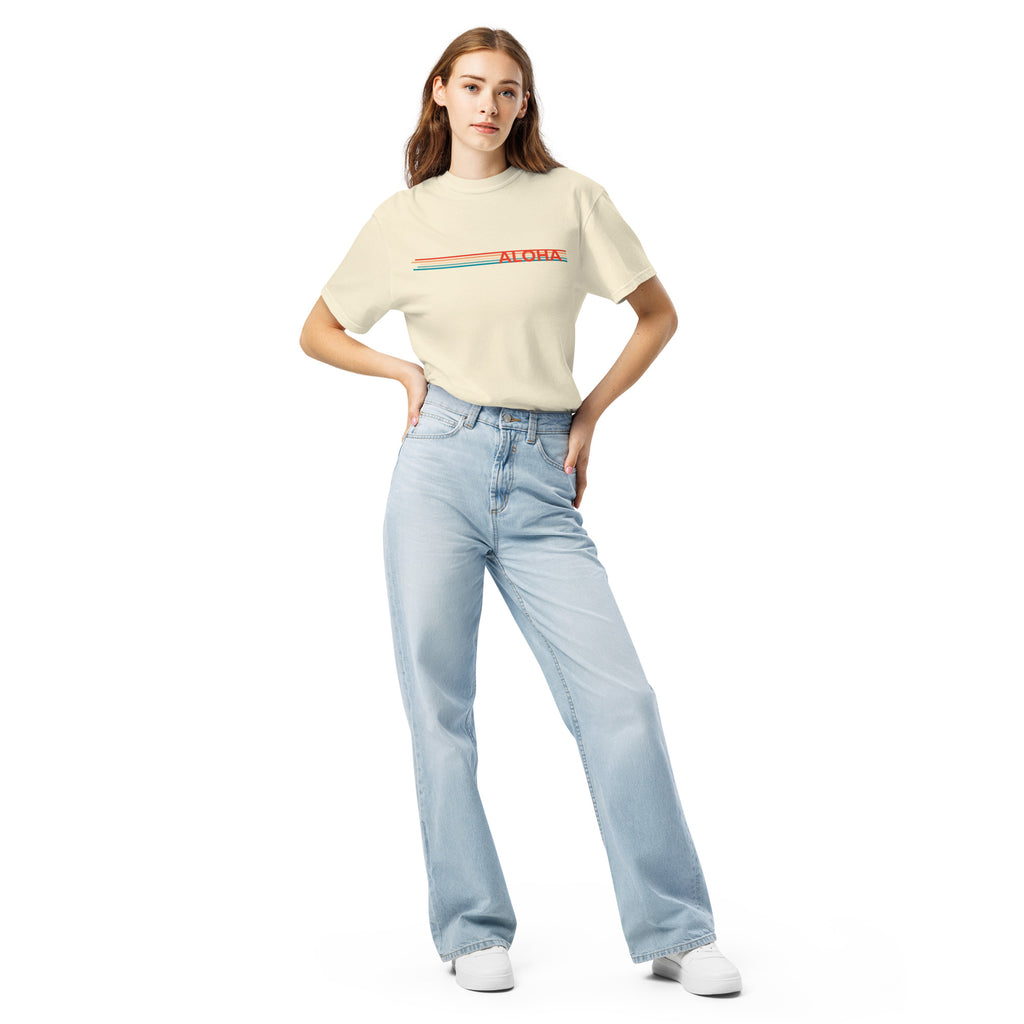 Retro Aloha Premium Heavyweight T-shirt-T-shirt-alohabae
