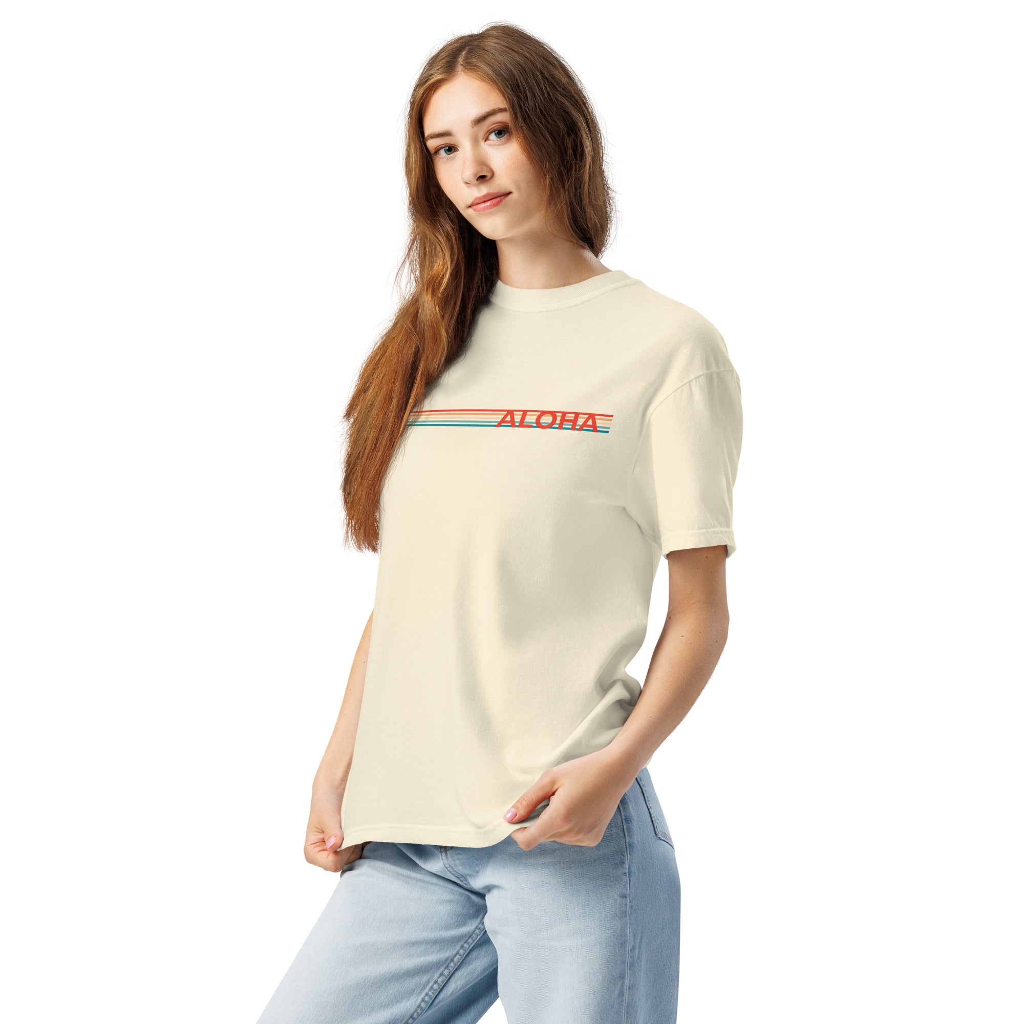 Retro Aloha Premium Heavyweight T-shirt-T-shirt-alohabae