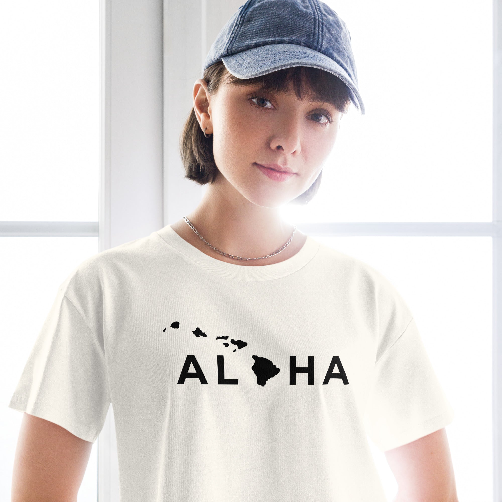 Aloha Islands Premium Crop Top-T-shirt-alohabae