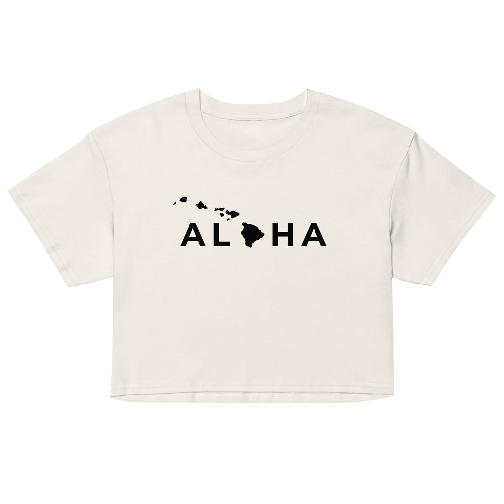 Aloha Islands Premium Crop Top-T-shirt-alohabae