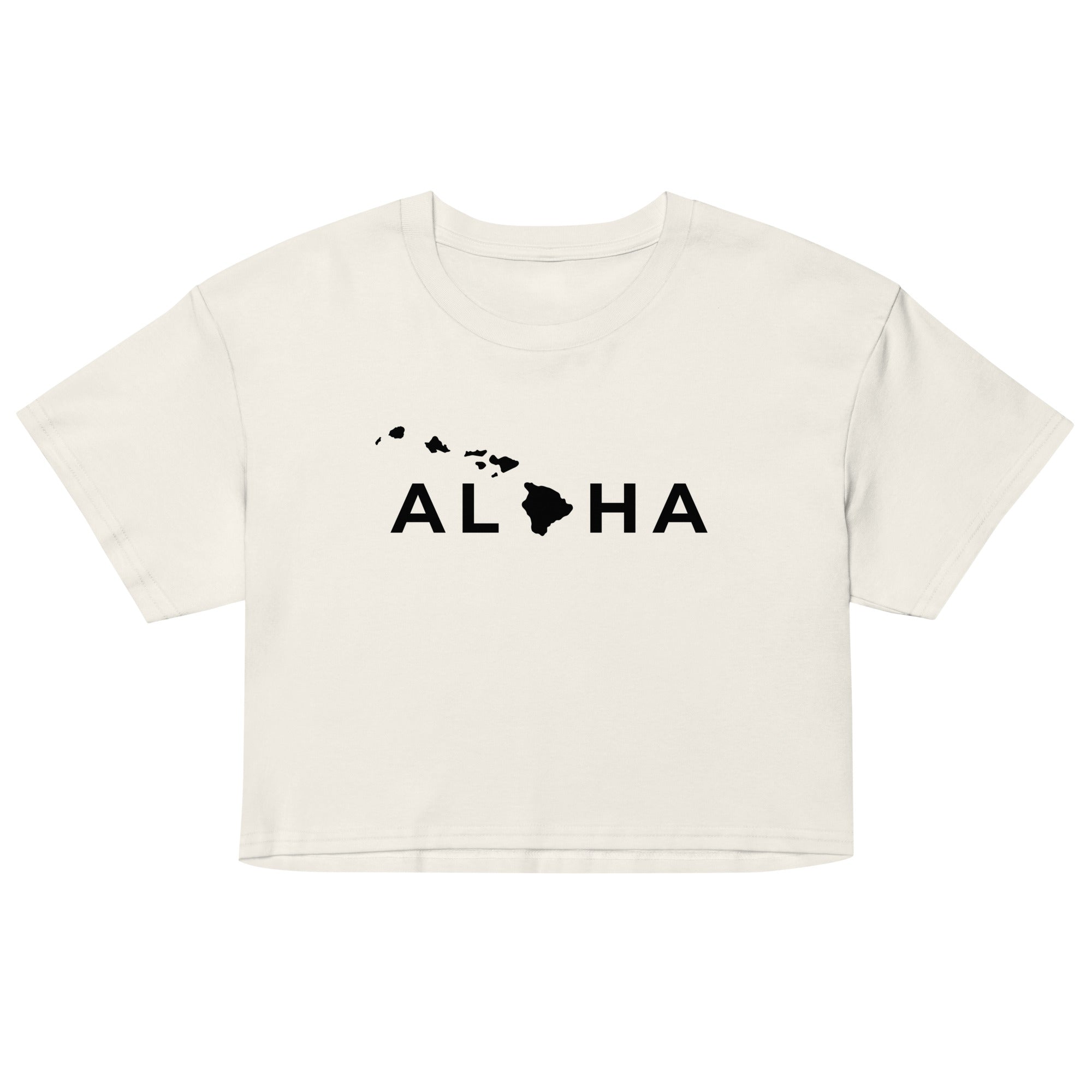 Aloha Islands Premium Crop Top-T-shirt-alohabae