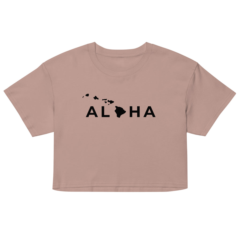 Aloha Islands Premium Crop Top-T-shirt-alohabae