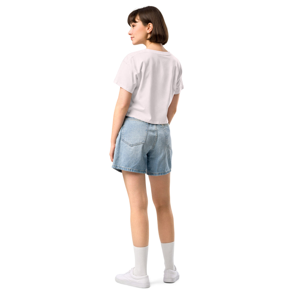 Aloha Bae Mini Logo Premium Crop Top-Activewear-alohabae