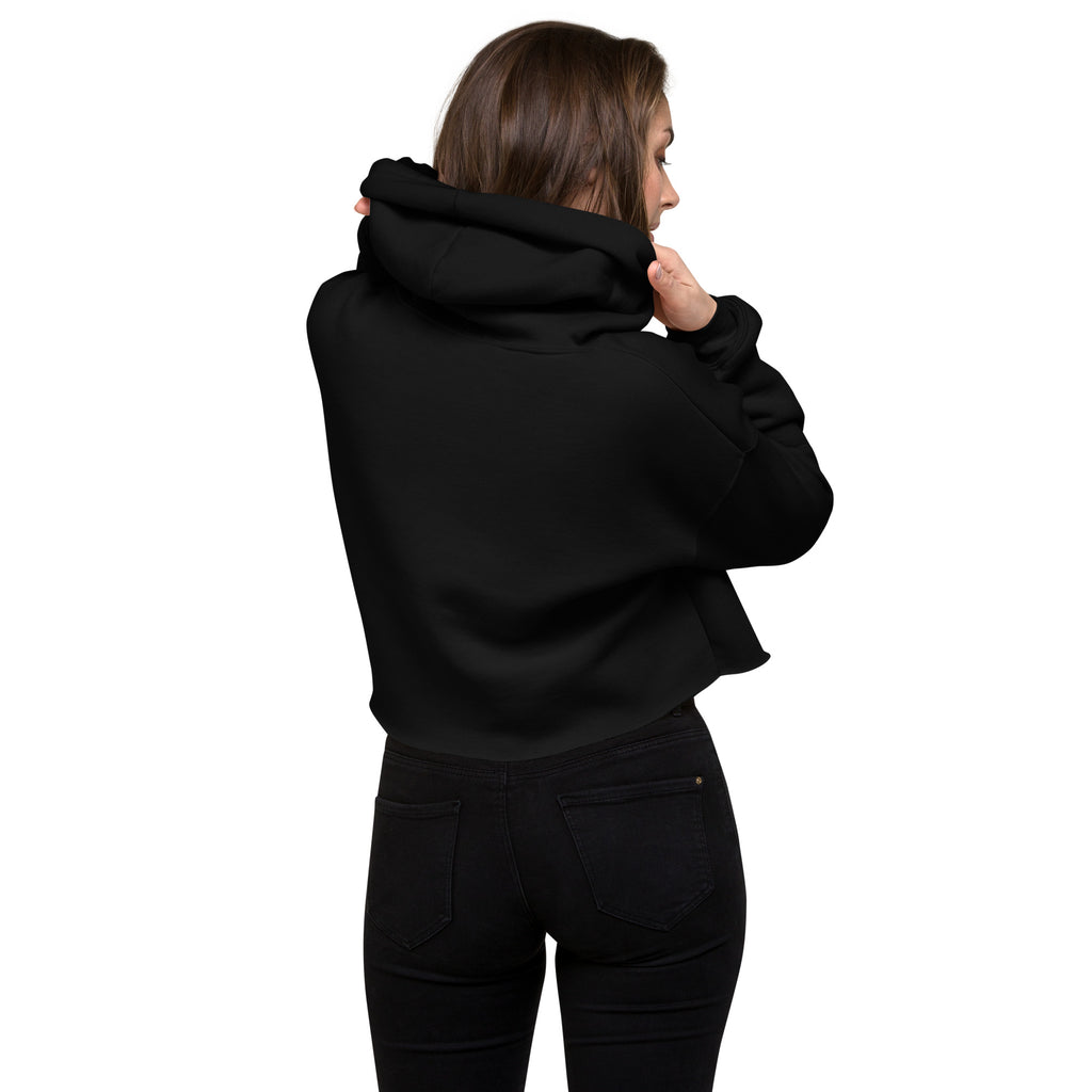 Aloha Bae Embroidered Logo Crop Hoodie-Sweatshirt-alohabae