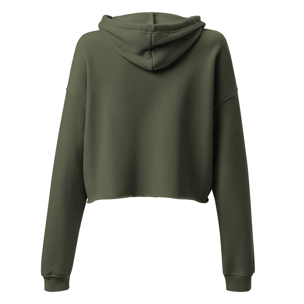Aloha Bae Embroidered Logo Crop Hoodie-Sweatshirt-alohabae
