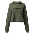 Aloha Bae Print Logo Crop Hoodie-Sweatshirt-alohabae