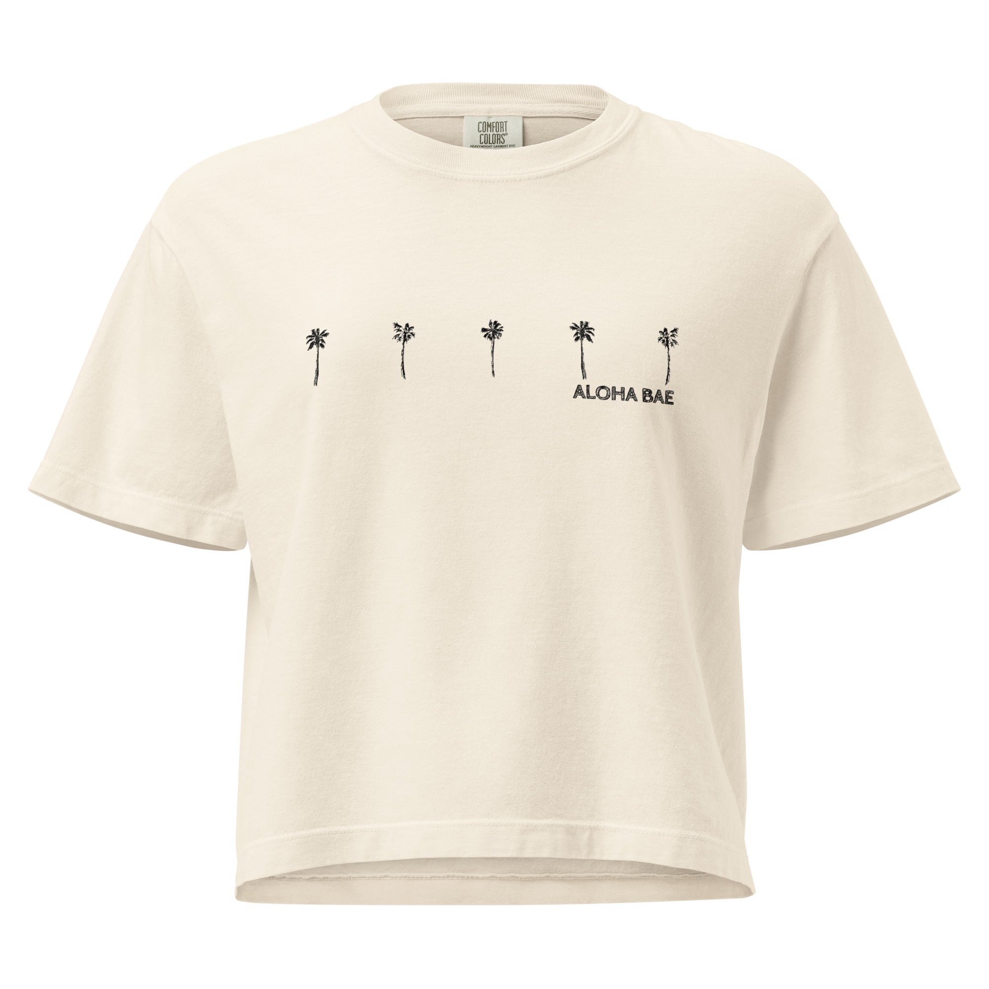 Aloha Bae Palms Premium Boxy Tee-T-shirt-alohabae