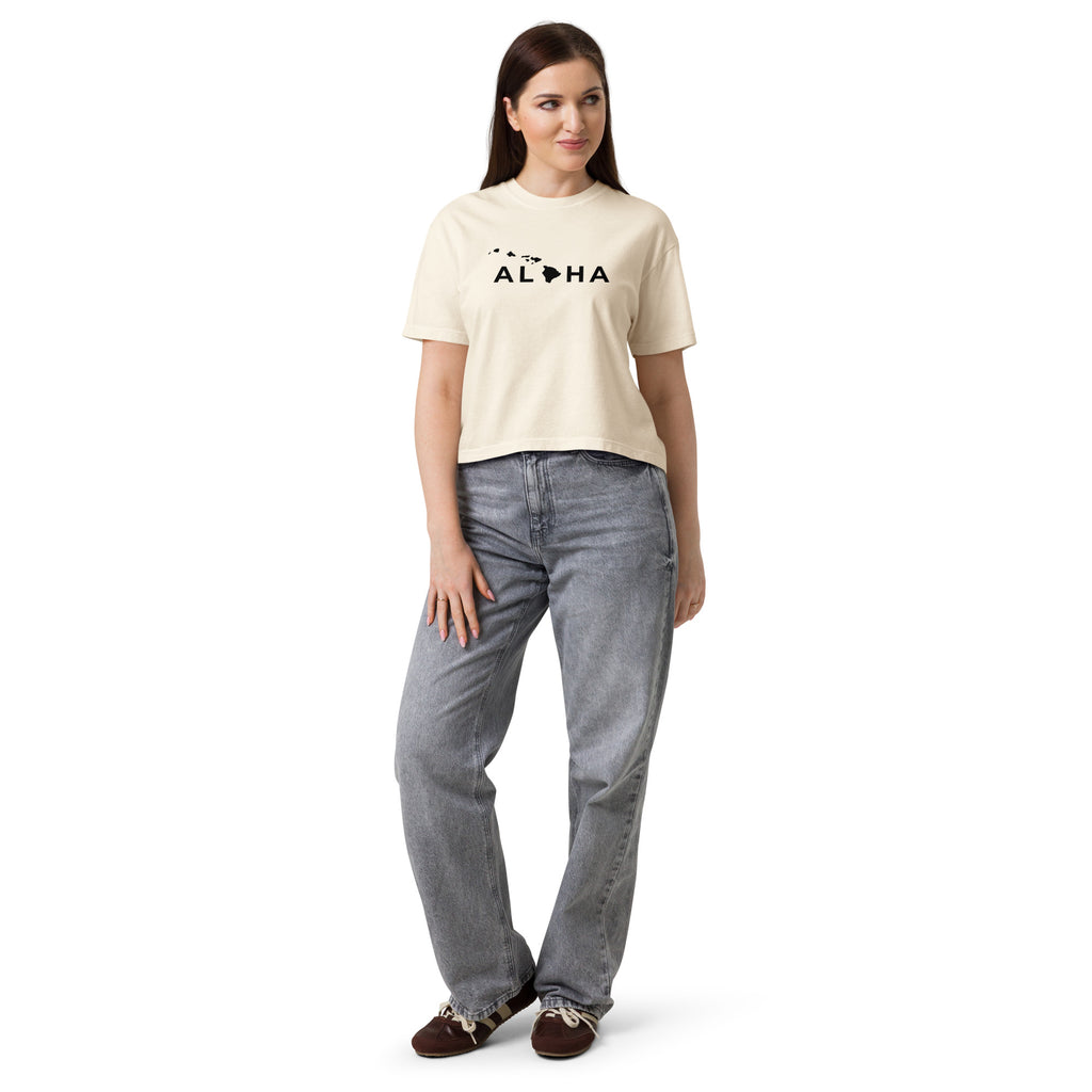 Aloha Islands Premium Boxy Tee-T-shirt-alohabae