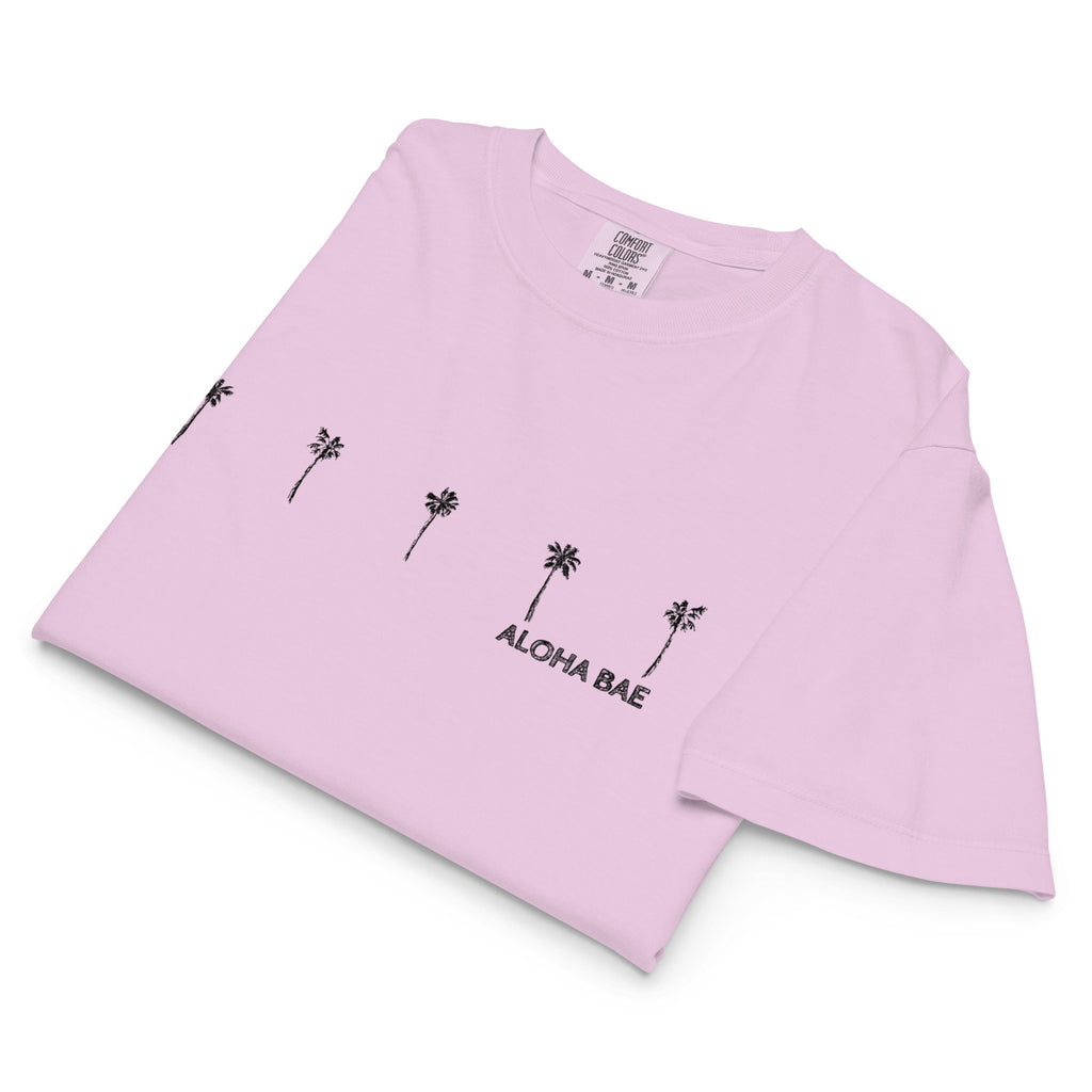 Aloha Bae Palms Premium Boxy Tee-T-shirt-alohabae