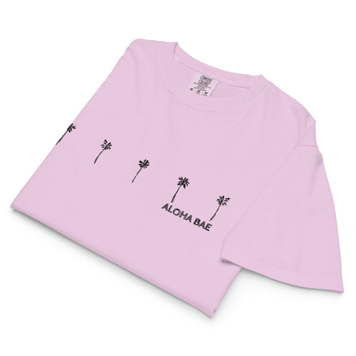 Aloha Bae Palms Premium Boxy Tee-T-shirt-alohabae