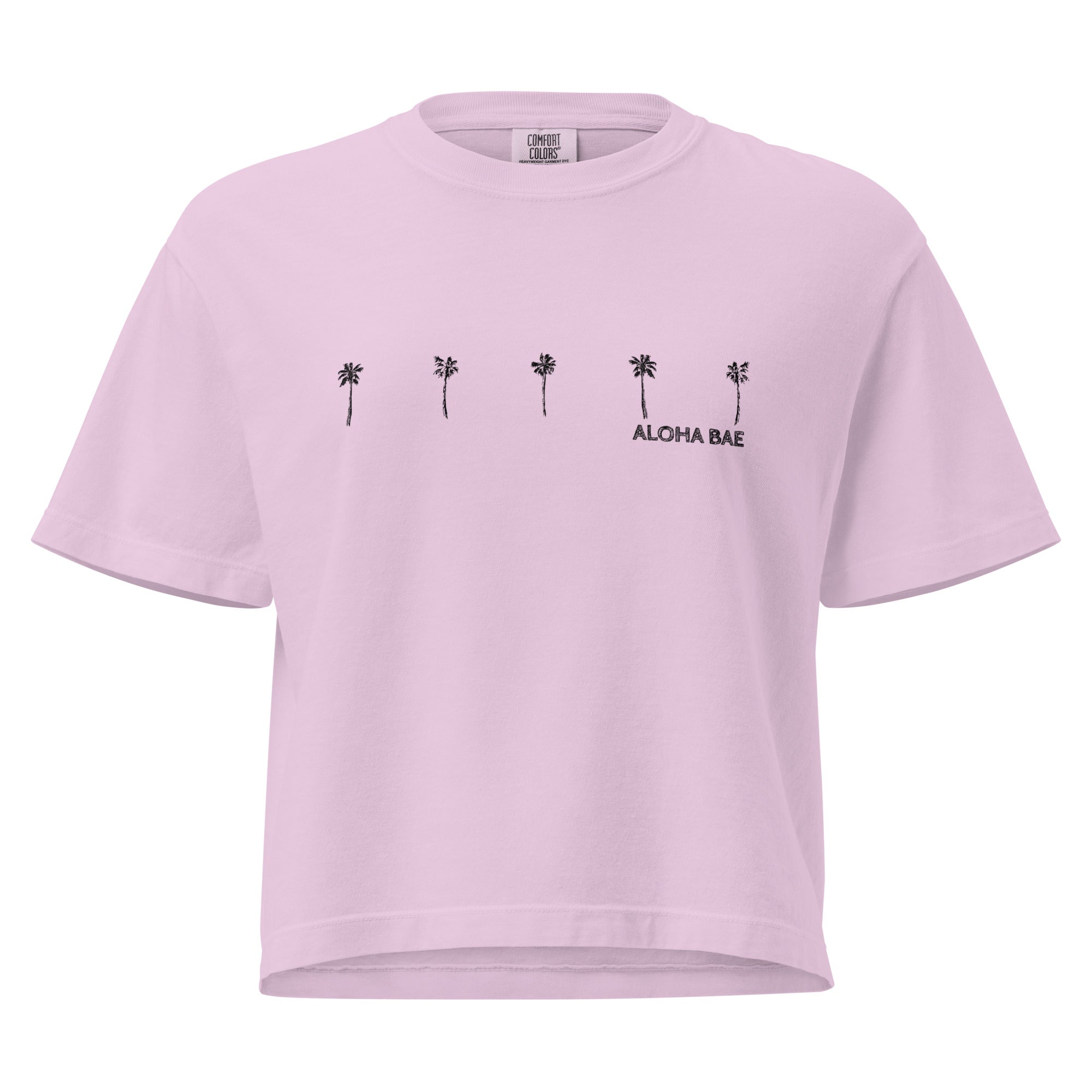 Aloha Bae Palms Premium Boxy Tee-T-shirt-alohabae