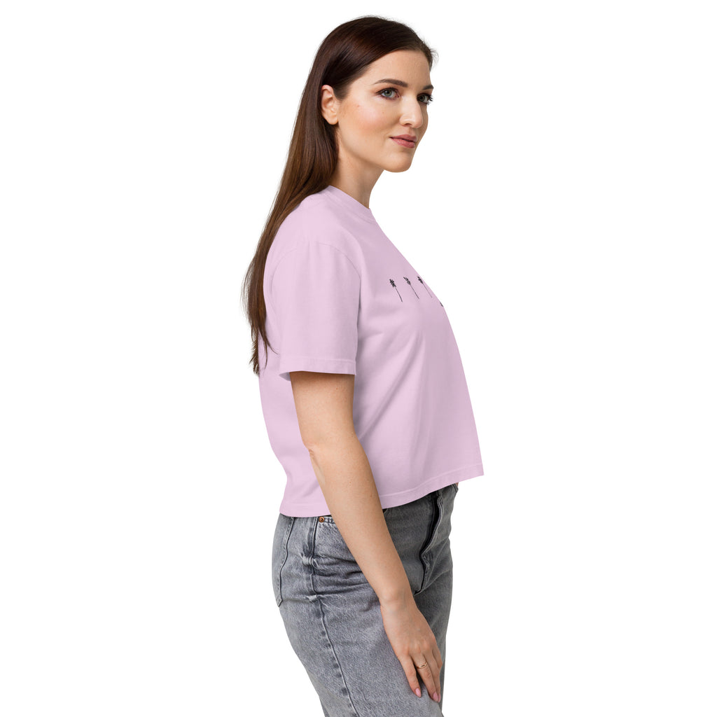 Aloha Bae Palms Premium Boxy Tee-T-shirt-alohabae