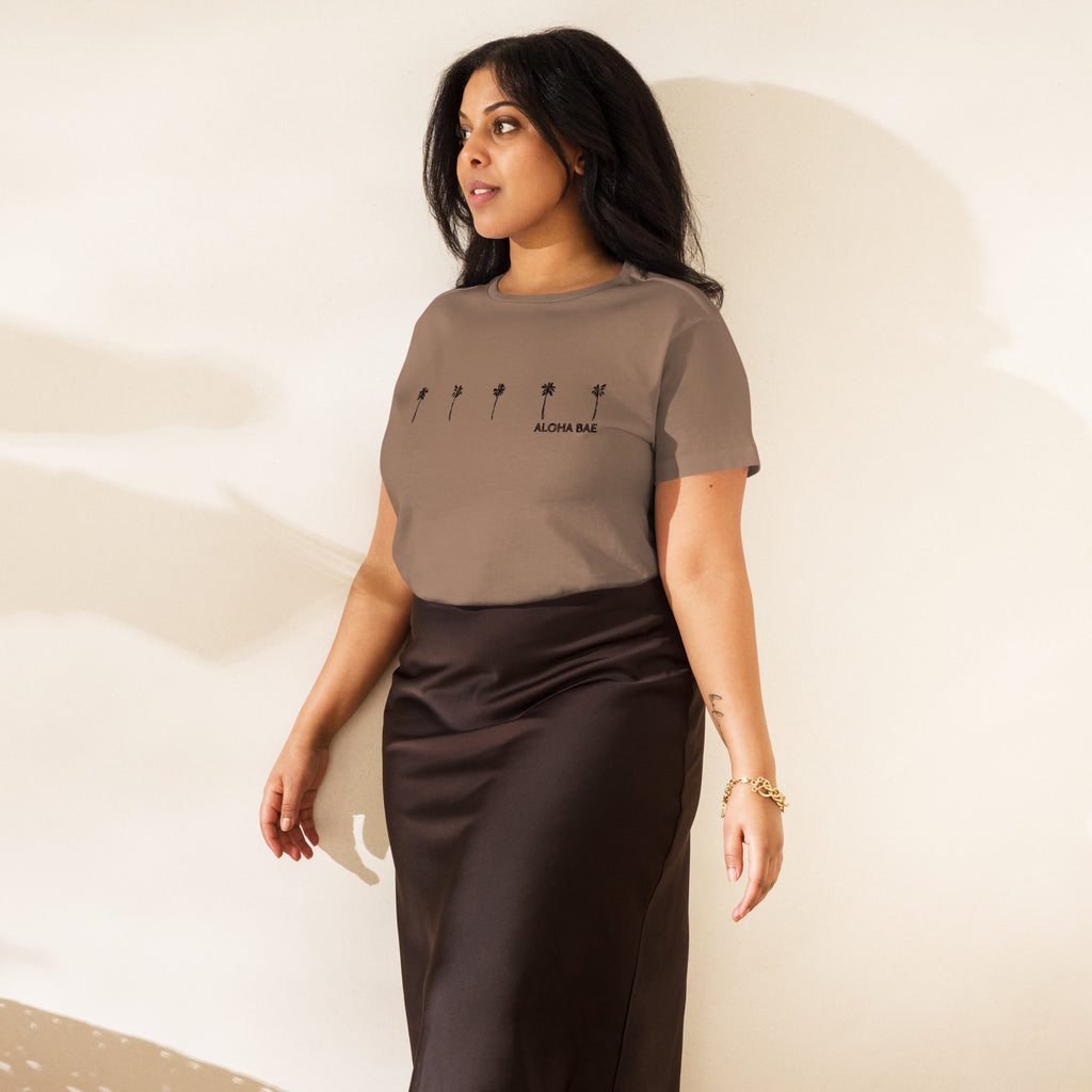 Aloha Palms High-Waisted T-Shirt-T-shirt-alohabae